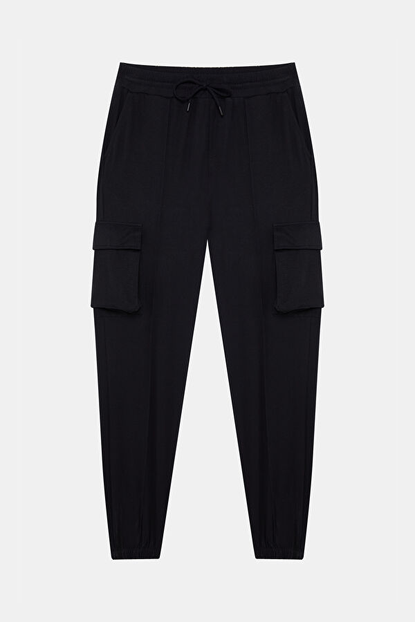 Anthracite Slim Fit Modal Sport Men's Trousers