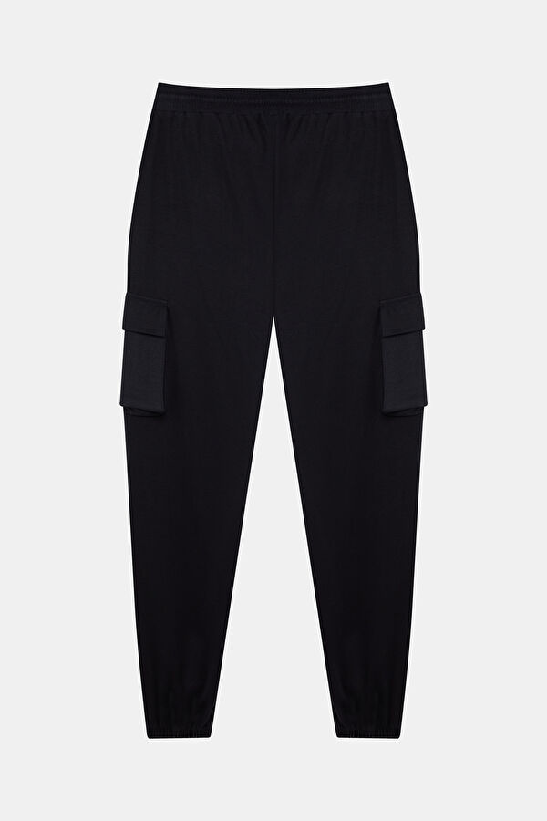 Anthracite Slim Fit Modal Sport Men's Trousers 2