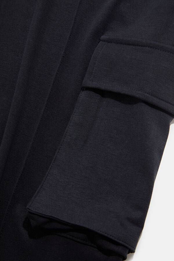 Anthracite Slim Fit Modal Sport Men's Trousers 4