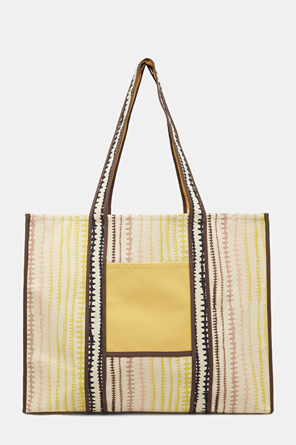 Multicolor Design Filled Bag