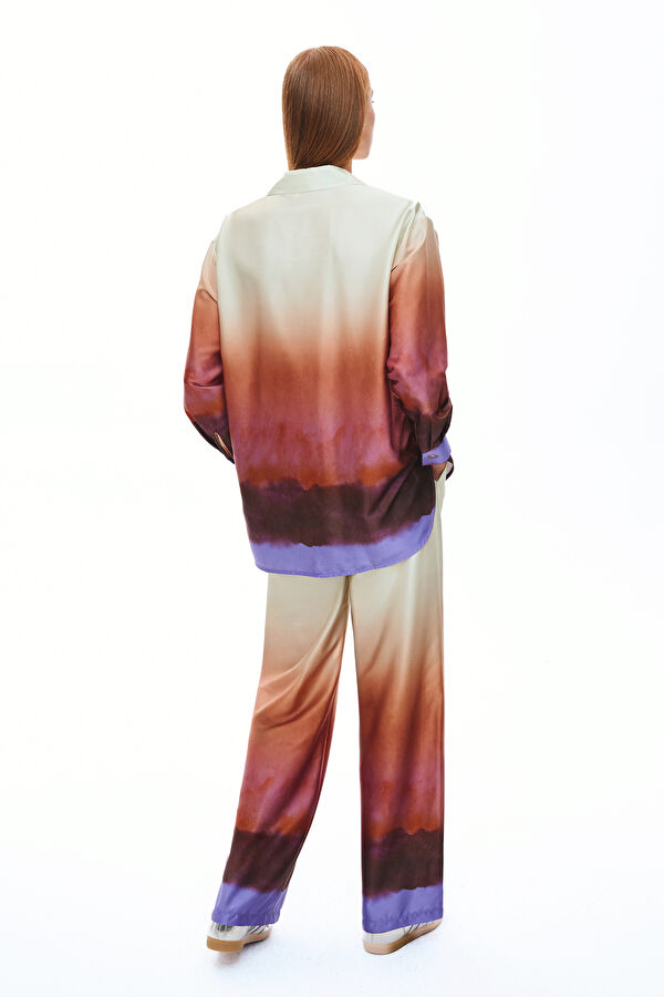 Multicolored Patterned Women's Shirt 2