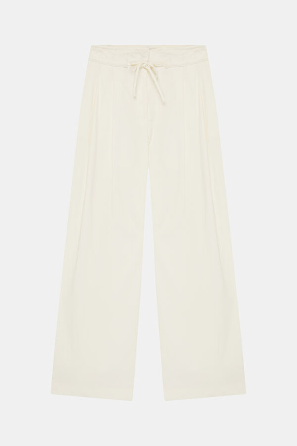 Off-white wide-leg women's trousers 5