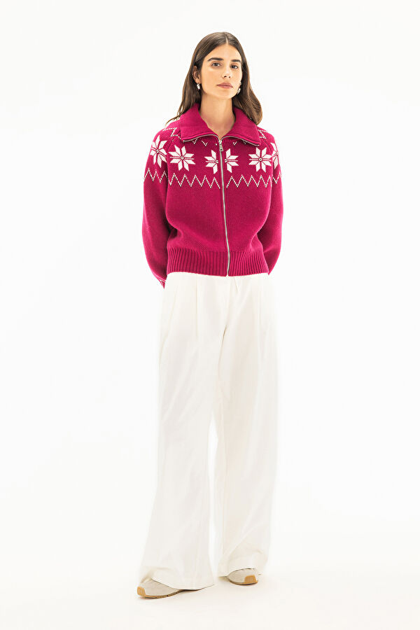 Off-white wide-leg women's trousers 4