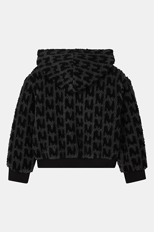 Siyah Kapuşonlu Çocuk Sweatshirt 2
