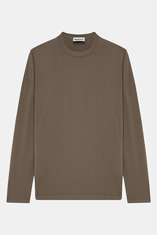 Mink Cotton/Modal Knit Men's Sweater