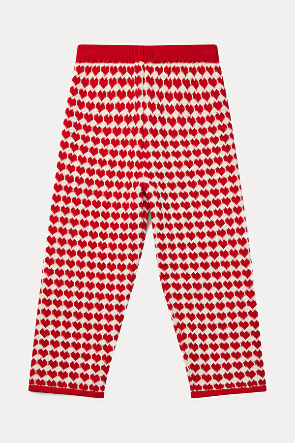 Red Straight Leg Pants 2
