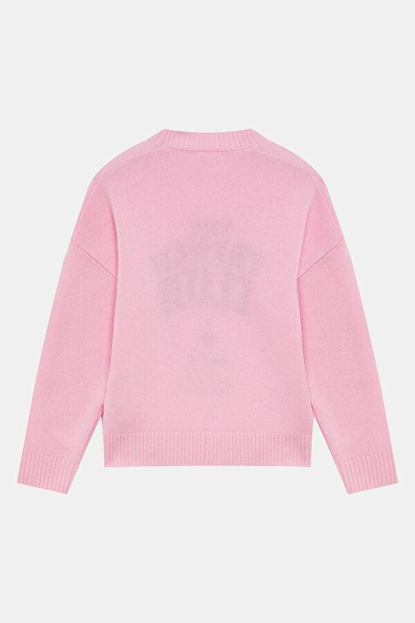 Light Pink Cashmere Women's Sweater 2