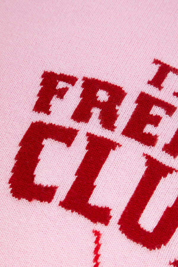 Light Pink Cashmere Women's Sweater 5