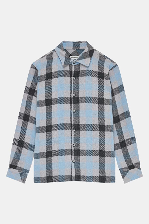 Grey Regular Men's Shirt