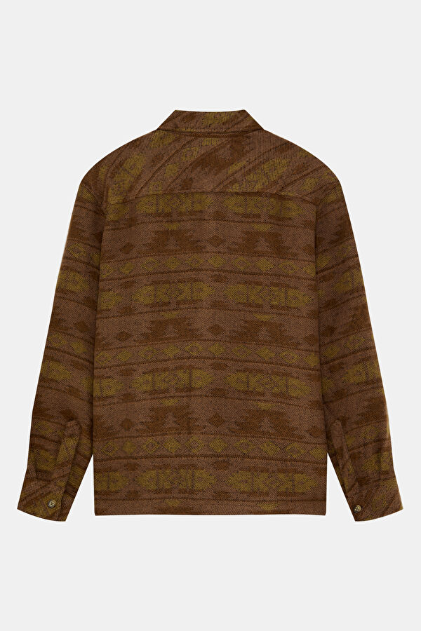 Colorful Ethnic Patterned Regular Men's Shirt 2