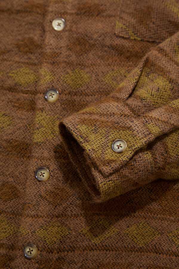 Colorful Ethnic Patterned Regular Men's Shirt 4