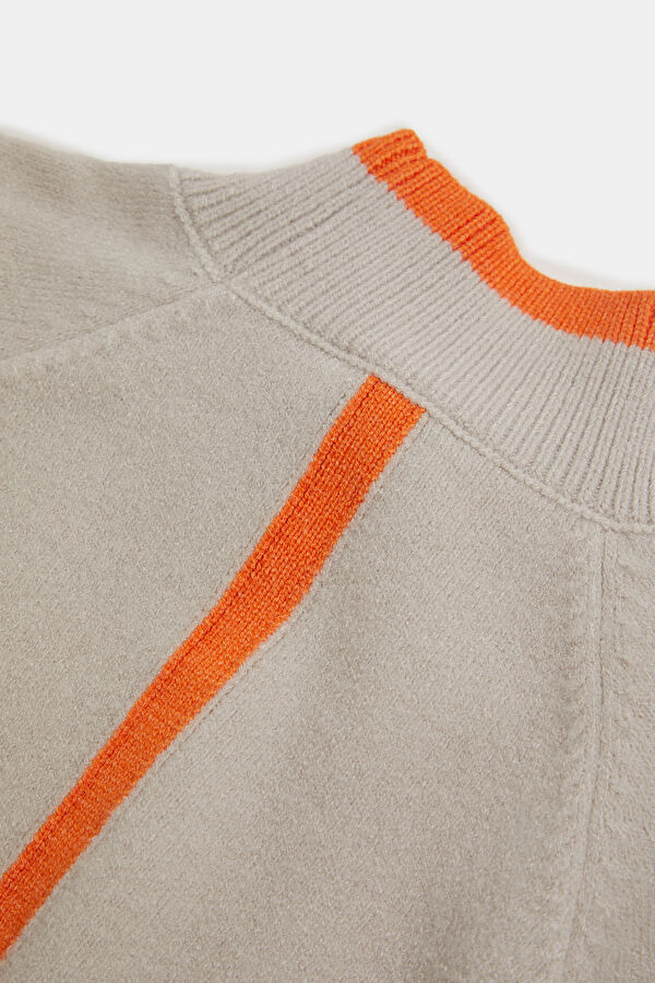 Grey Knitted Men's Sweater 5