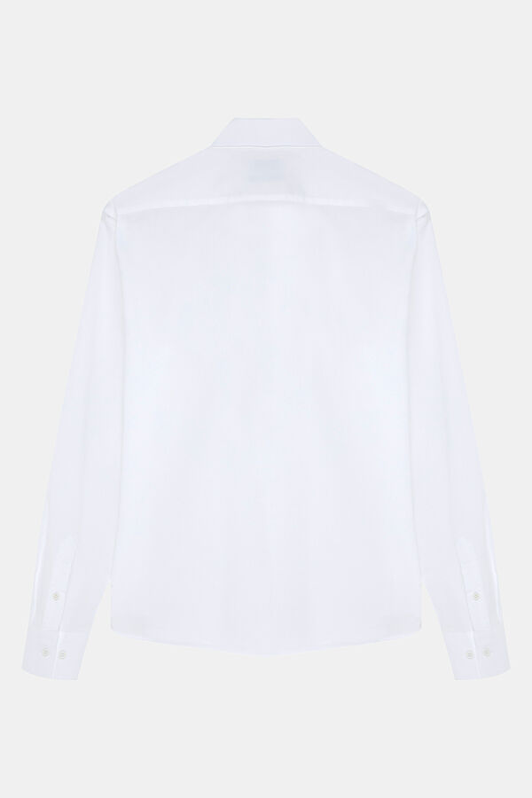 Slim Fit White Regular Men's Shirt 2
