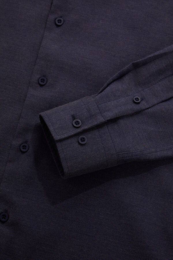 Slim Fit Indigo Regular Men's Shirt 4