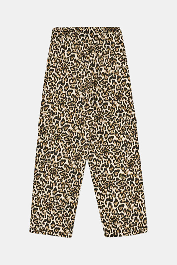 Brown Straight Leg Kids' Pants 2