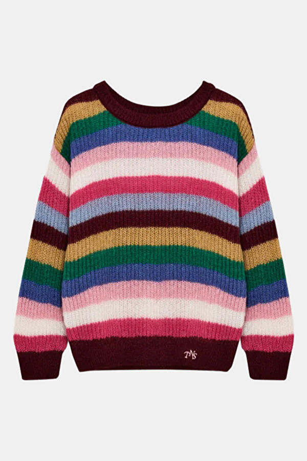 Multicolored Wool Kids' Sweater