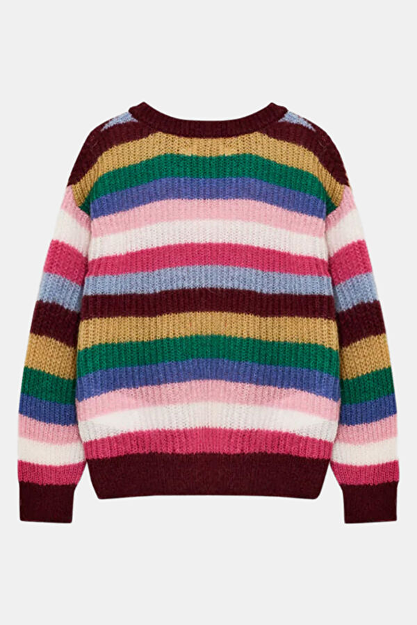 Multicolored Wool Kids' Sweater 2