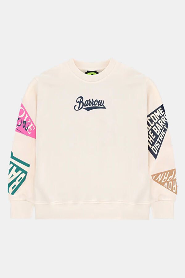 Cream Hooded Sweatshirt