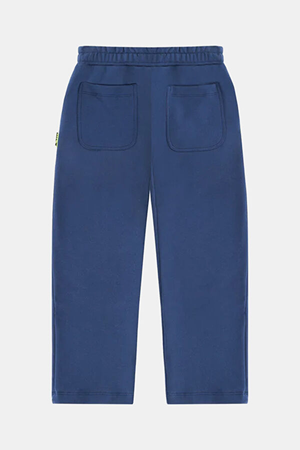 Blue Straight Leg Pants 2