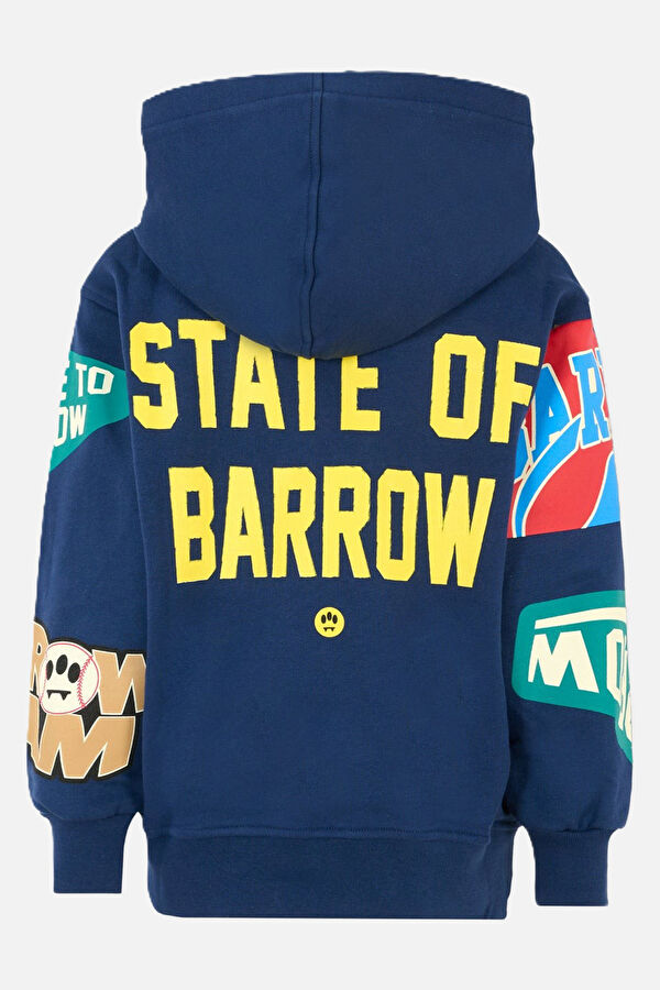 Blue Hooded Sweatshirt 3