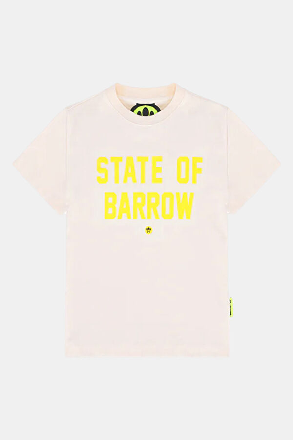 Cream O-Neck T-Shirt