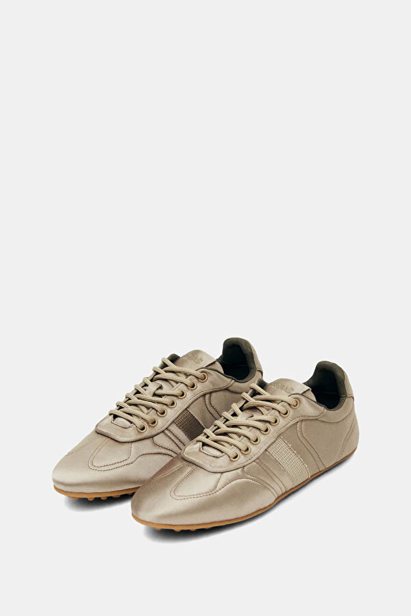 Tb.69 Rife Sheen Taupe Vegan Beige Women's Sneakers 6