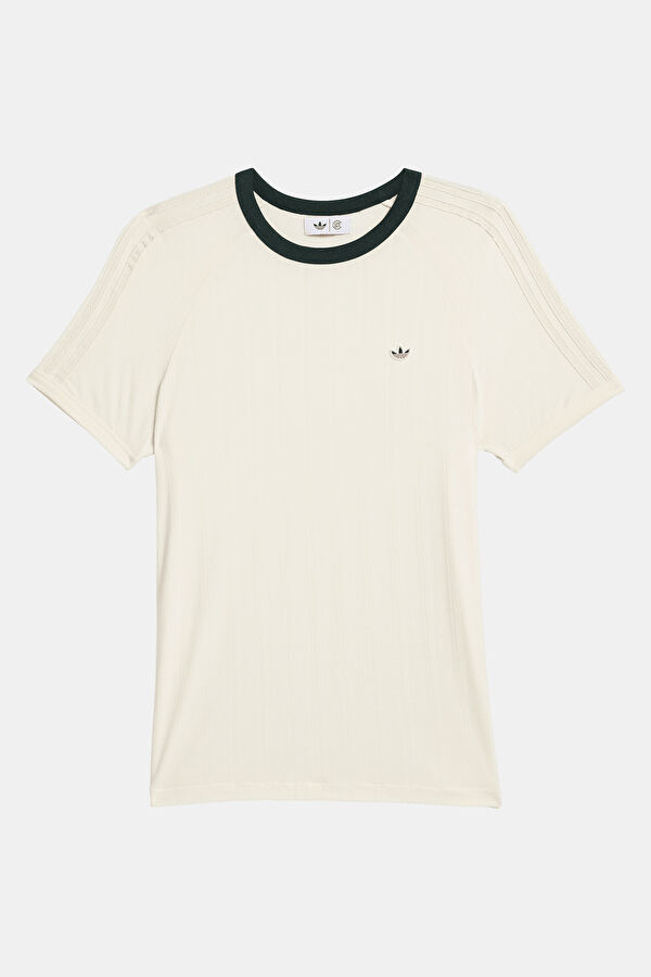 Clot by Edison Chen Rib Relax Fit Cream Crew Neck Men's T-Shirt