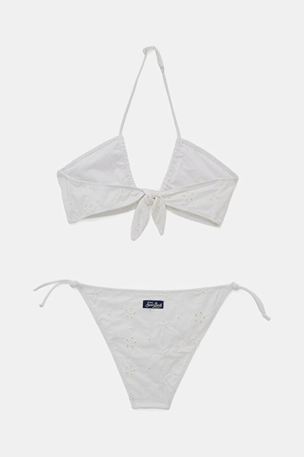 White Patterned Bikini 2