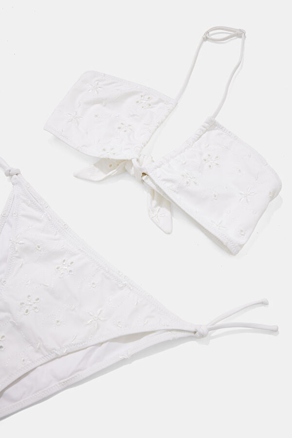 White Patterned Bikini 3
