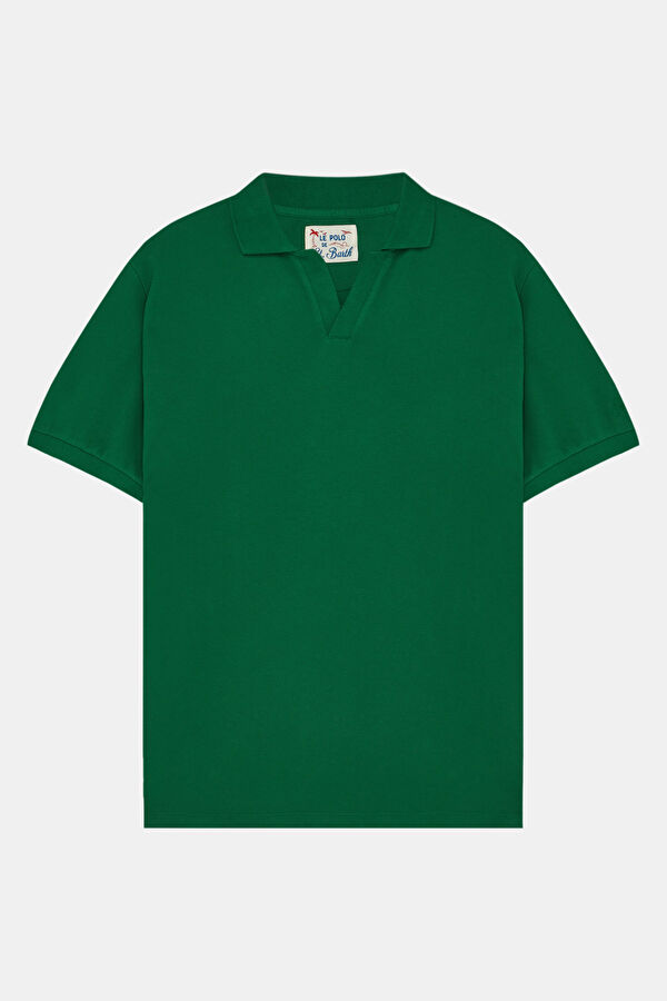 Koyu Yeşil Polo Yaka T-Shirt