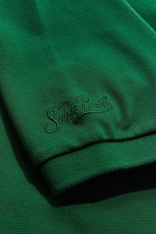 Koyu Yeşil Polo Yaka T-Shirt 4