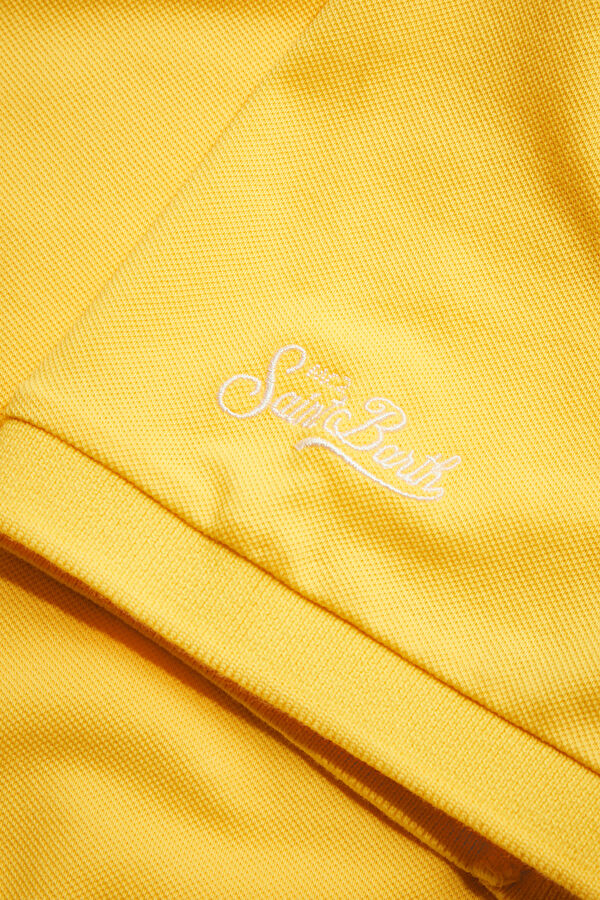 Sarı Polo Yaka Erkek T-Shirt 4