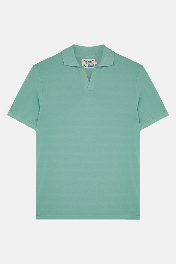 Yeşil Polo Yaka Erkek T-Shirt