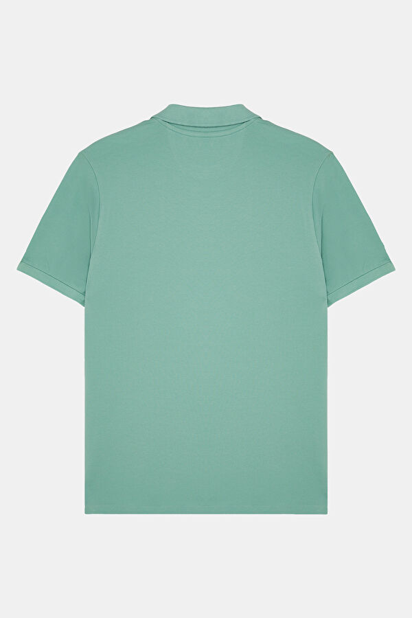 Yeşil Polo Yaka Erkek T-Shirt 2