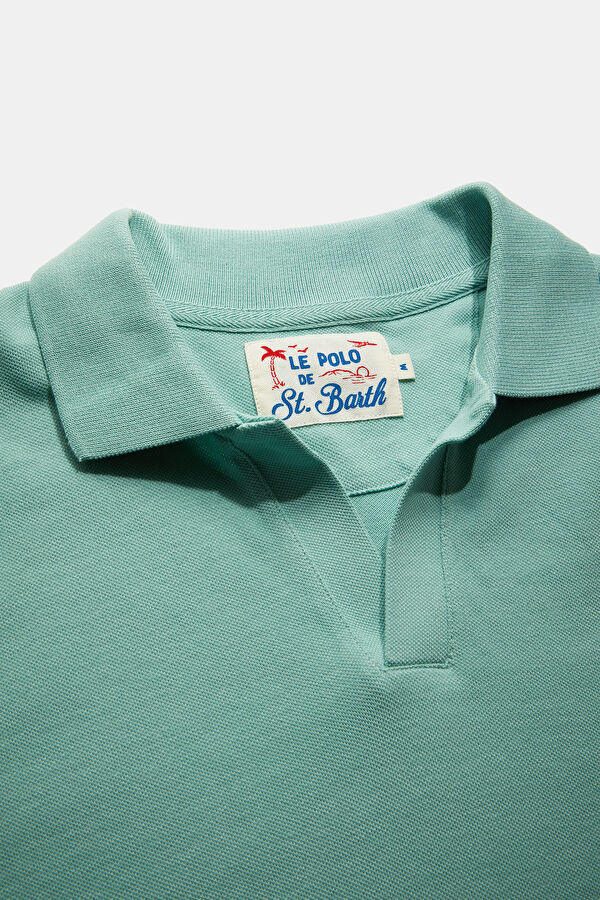 Yeşil Polo Yaka Erkek T-Shirt 3