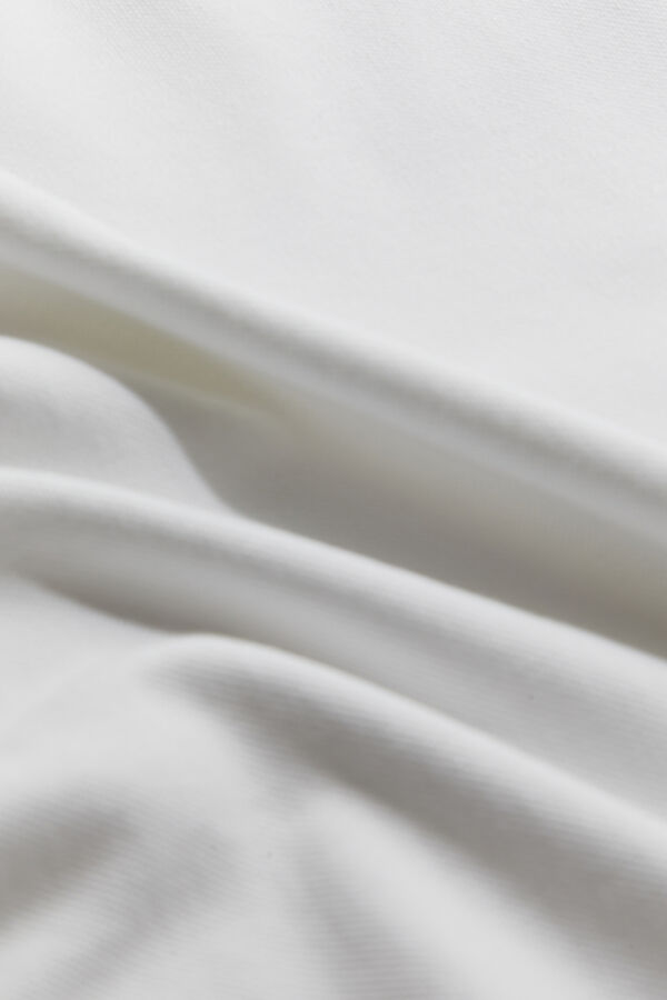 White Polo Neck T-Shirt 4