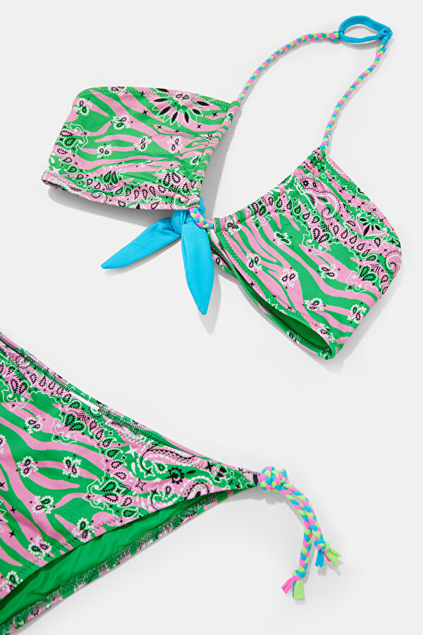 Pink Patterned Bikini 3