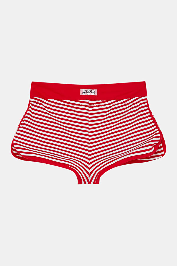 Red Striped Kids' Shorts 2