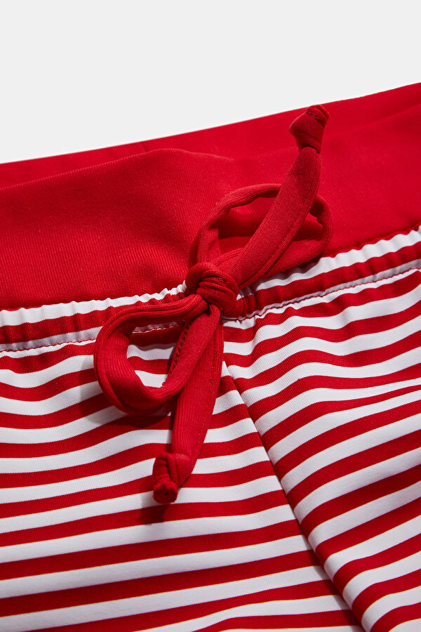 Red Striped Kids' Shorts 3