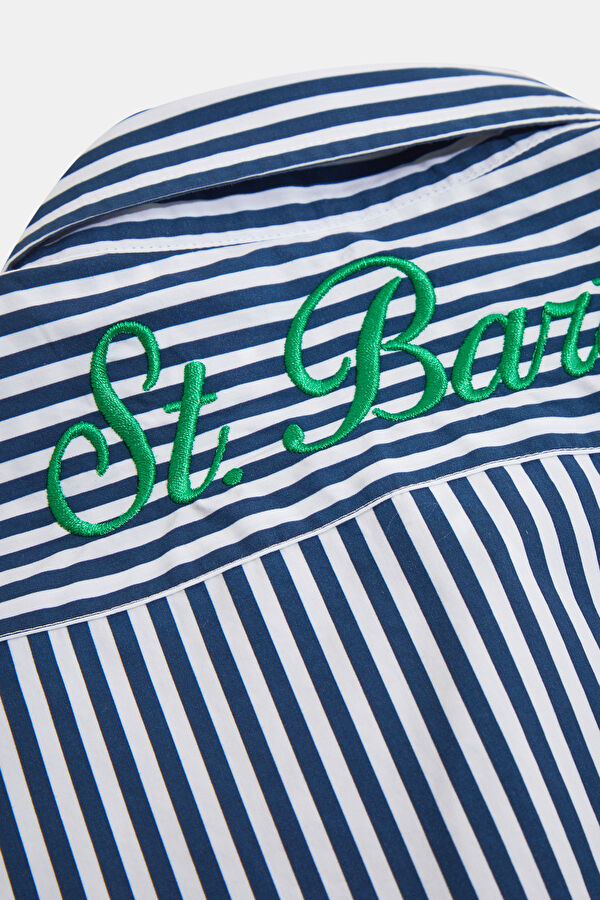 Blue Striped Kids' Shirt 5