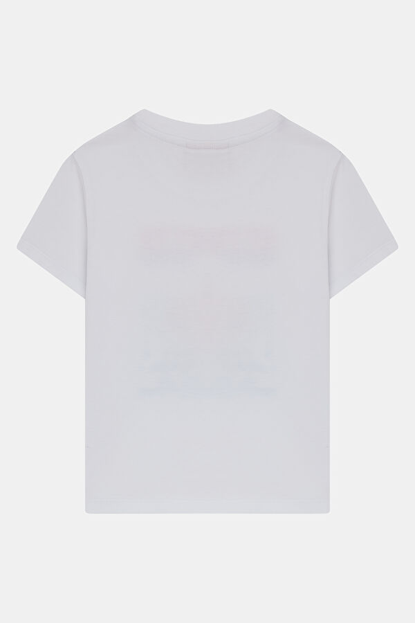 Multicolored Crew Neck Printed T-Shirt 2