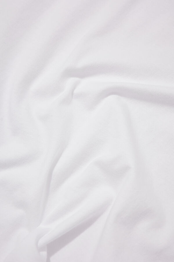 White Crew Neck Printed Kids' T-Shirt 4