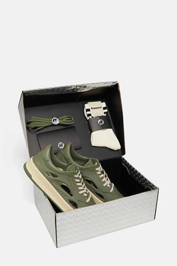 Fluffers Khaki Men's Sneakers 6