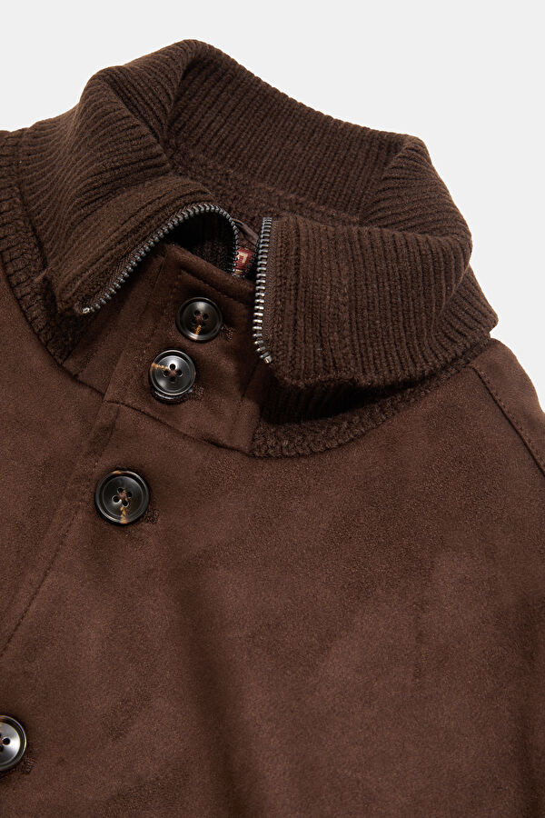 Dark Brown Men's Jacket 3