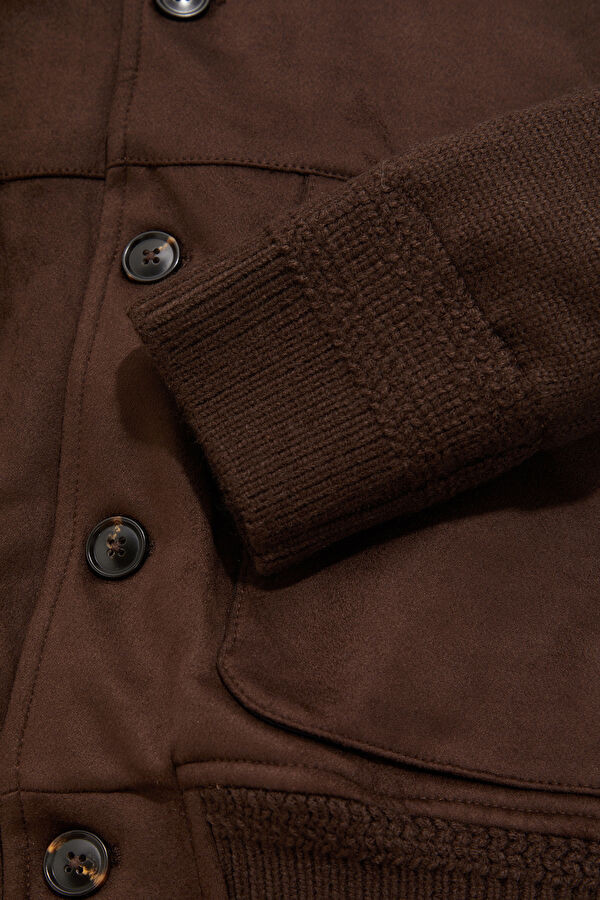Dark Brown Men's Jacket 4