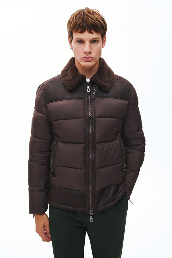 Coffee-colored Men's Jacket