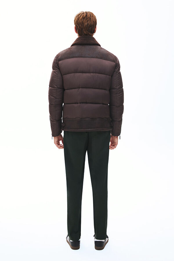 Coffee-colored Men's Jacket 2