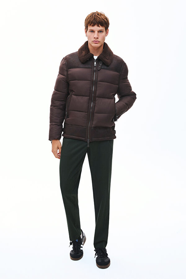 Coffee-colored Men's Jacket 3