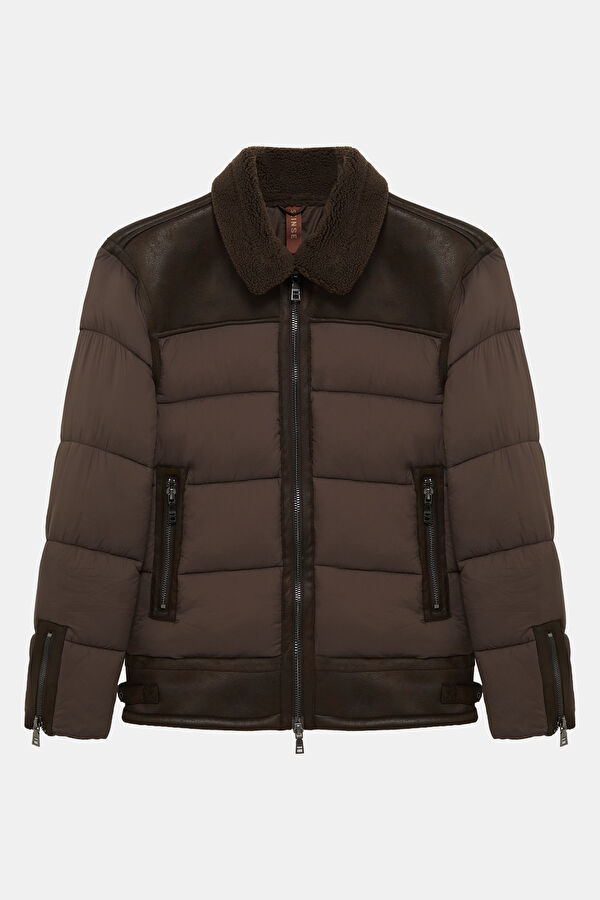 Coffee-colored Men's Jacket 4