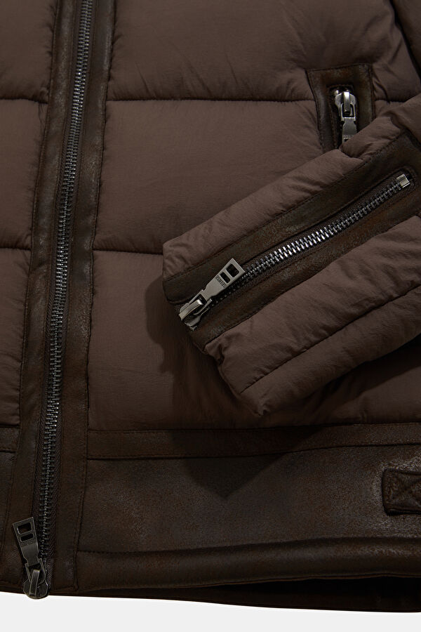 Coffee-colored Men's Jacket 7